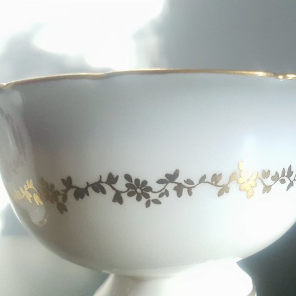 [COALPORT] Cobalt Spearpoint Small Bowl and Pitcher [6143 and 3691] (c. 1920-60) - Picture 12 of 12